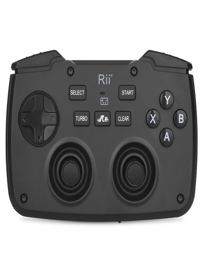 Rii (Bluetooth Version) RG200 Wireless Mini Portable Bluetooth Game Controller, Rechargeable Turbo Vibration Function for PC/Raspberry pi2/Android TV Google/TV B,PS4,Windows System - Image 1