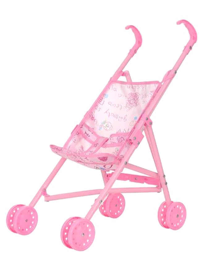 Foldable Doll Stroller With Baby Doll  - Image 1