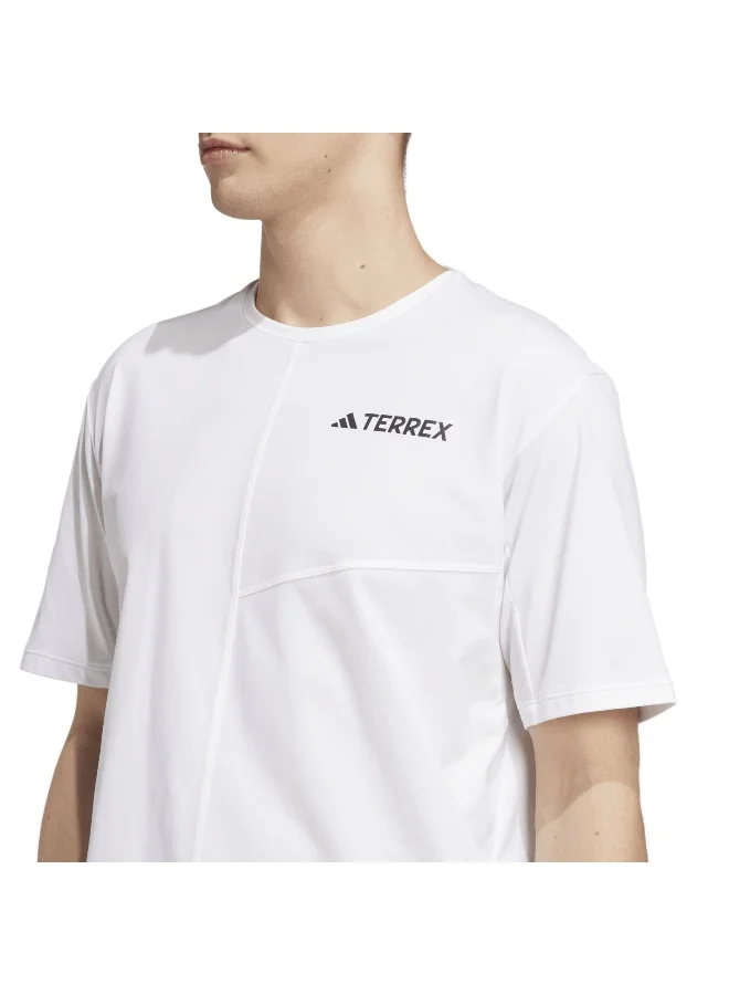 adidas Originals Adidas Mt Tee White Hiking T-Shirts For Men Xs