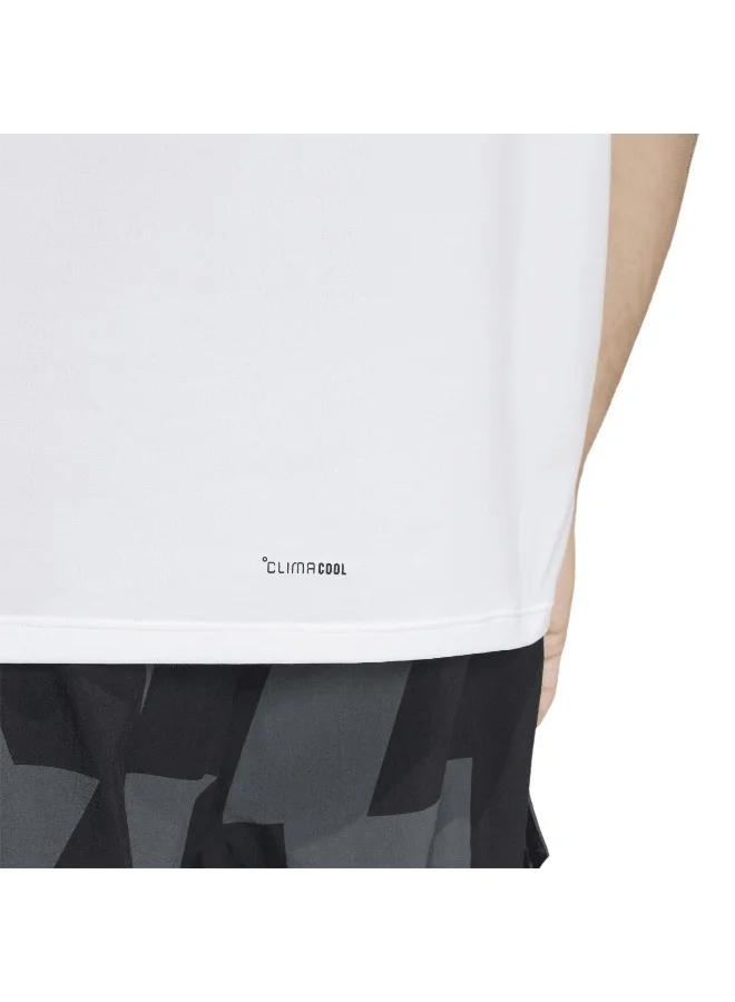 adidas Originals Adidas Mt Tee White Hiking T-Shirts For Men Xs