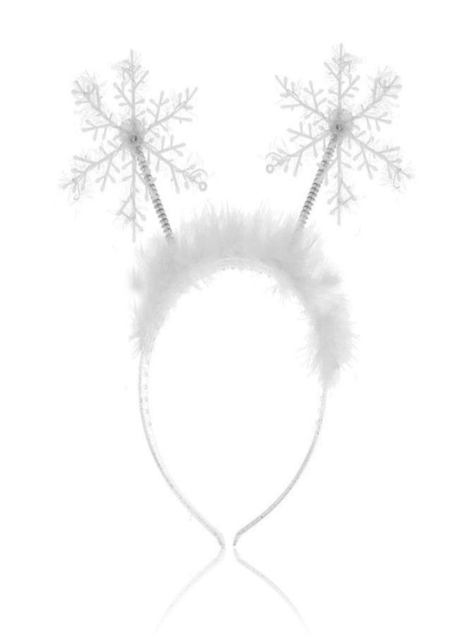 أواركيف طوق رأس ندفة الثلج من أوركيف، كبير - قطعة رأس لعيد الميلاد للنساء والفتيات، طوق رأس متلألئ على شكل ندفة ثلج، إكسسوار مثالي لحفلات الشتاء والمناسبات الاحتفالية - Image 1