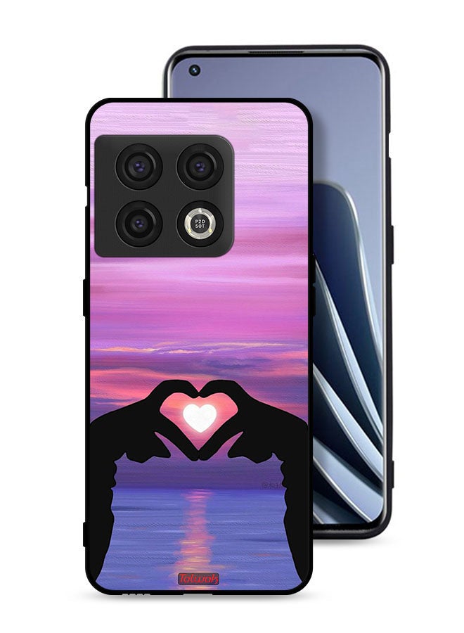 Tolwak OnePlus 10 Pro 5G Protective Case Cover Heart Moon - Image 1