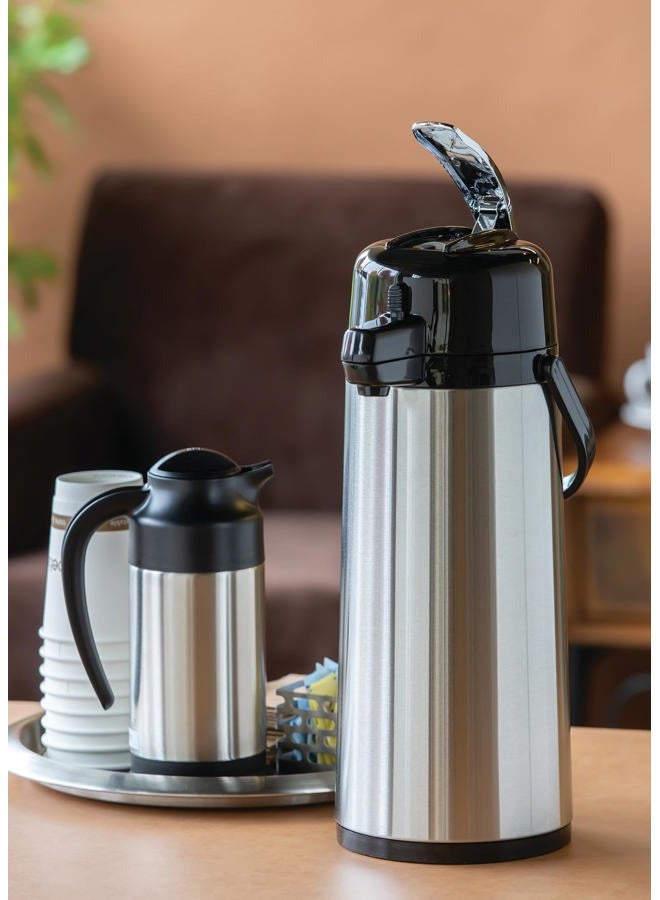 Service Ideas ECAL22S Eco-Air Airpot with Lever Lid, 2.2 L, Glass lined - Image 5