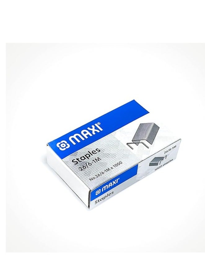 Maxi MAXI 26/6-1M STAPLE PINS 20 Boxes Of 1000 Staples - Image 4