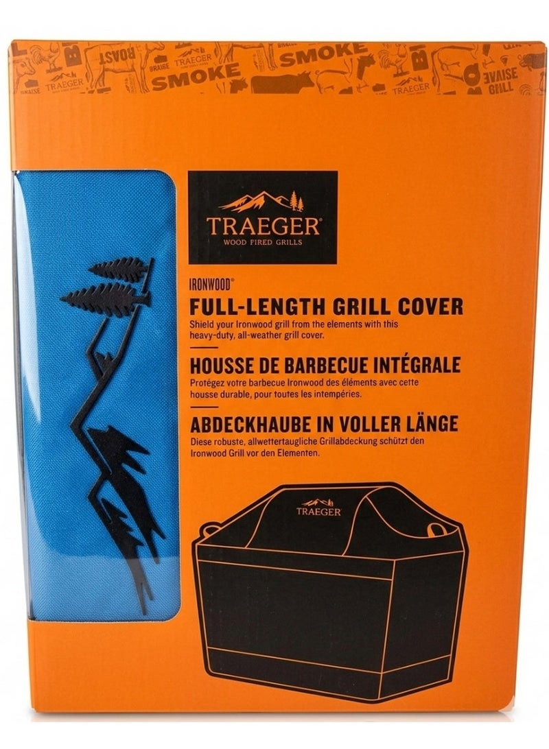 TRAEGER Ironwood Full-Length Weather Grill Cover - Image 1