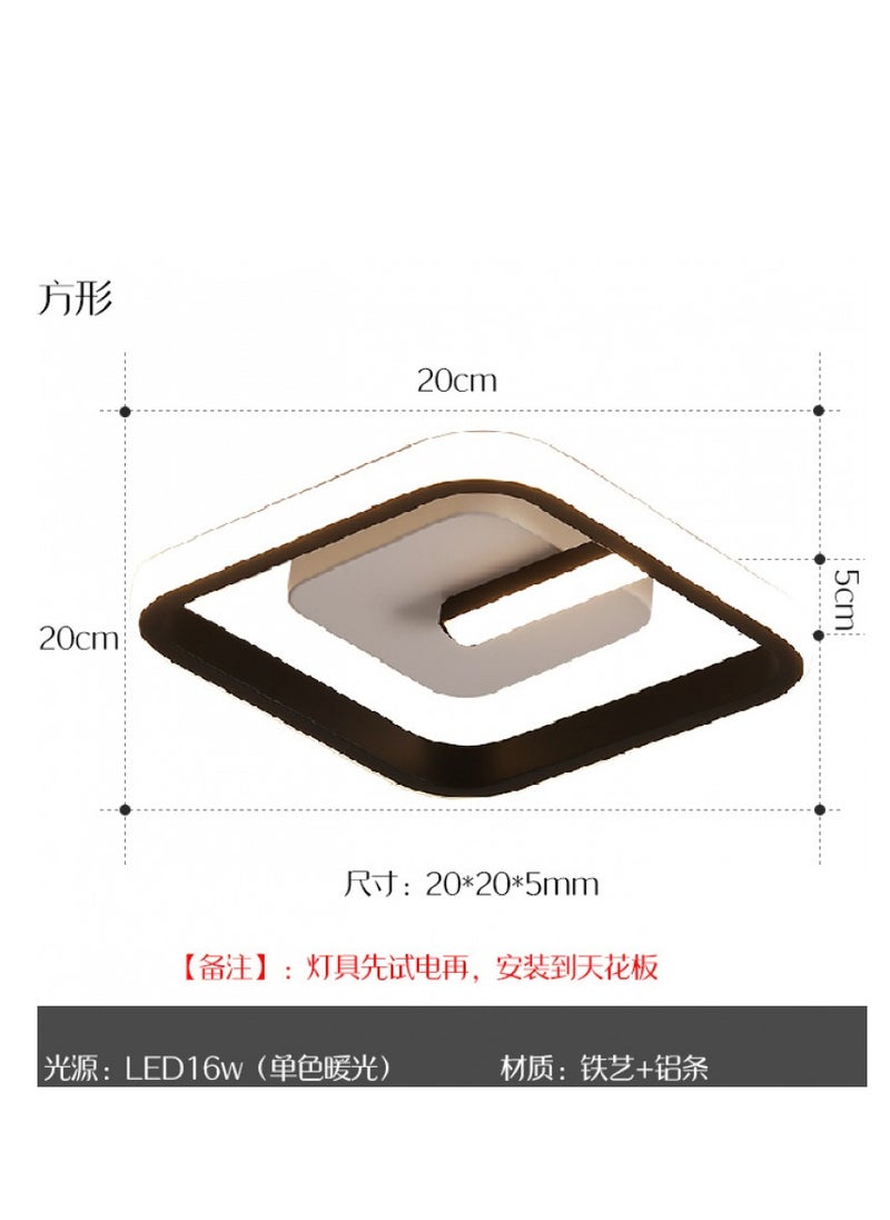 Comely - Modern LED Ceiling Lamp Lamp Bedroom Living Room Acrylic Chandelier White Light - Image 1