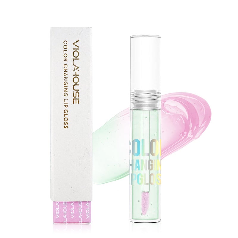 VIOLA HOUSE Color Changing Lip Gloss, PH Lip Tinted, High gloss lipstick, waterproof,long lasting lip care. 5g - Image 1