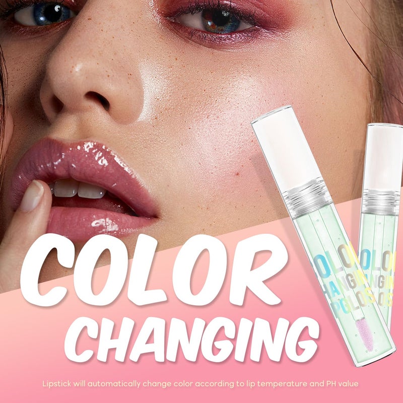 VIOLA HOUSE Color Changing Lip Gloss, PH Lip Tinted, High gloss lipstick, waterproof,long lasting lip care. 5g - Image 2