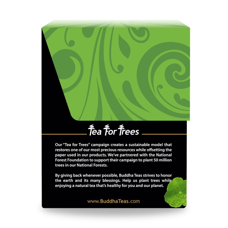 Buddha Teas Organic Gotu Kola Tea - OU Kosher, USDA Organic, CCOF, 18 Bleach-Free Tea Bags - Image 3