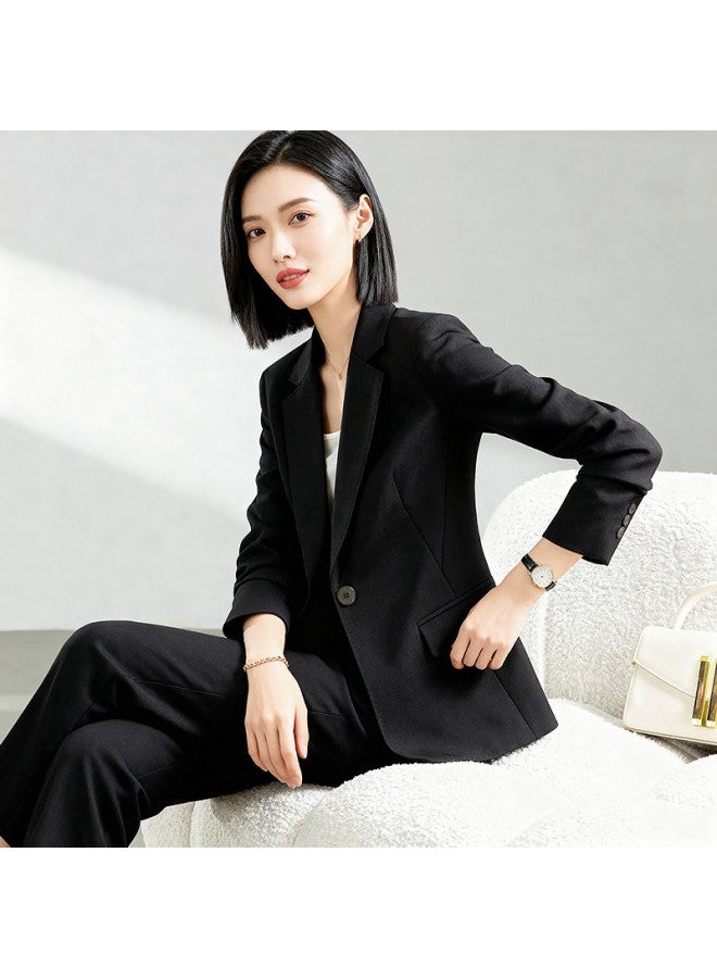 Fapai Women's Suit Spring And Autumn Jacket Simple And Versatile Commuter Blazer High-end Slimming Suit For Women - Image 3