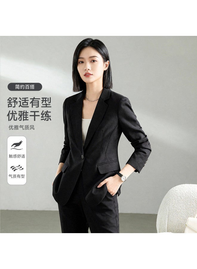Fapai Women's Suit Spring And Autumn Jacket Simple And Versatile Commuter Blazer High-end Slimming Suit For Women - Image 2