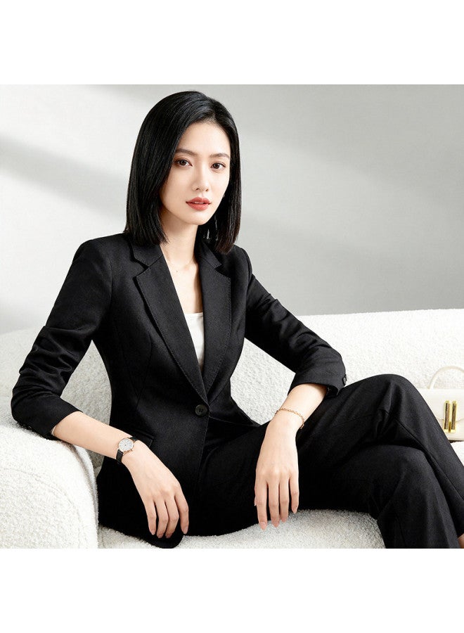 Fapai Women's Suit Spring And Autumn Jacket Simple And Versatile Commuter Blazer High-end Slimming Suit For Women - Image 4