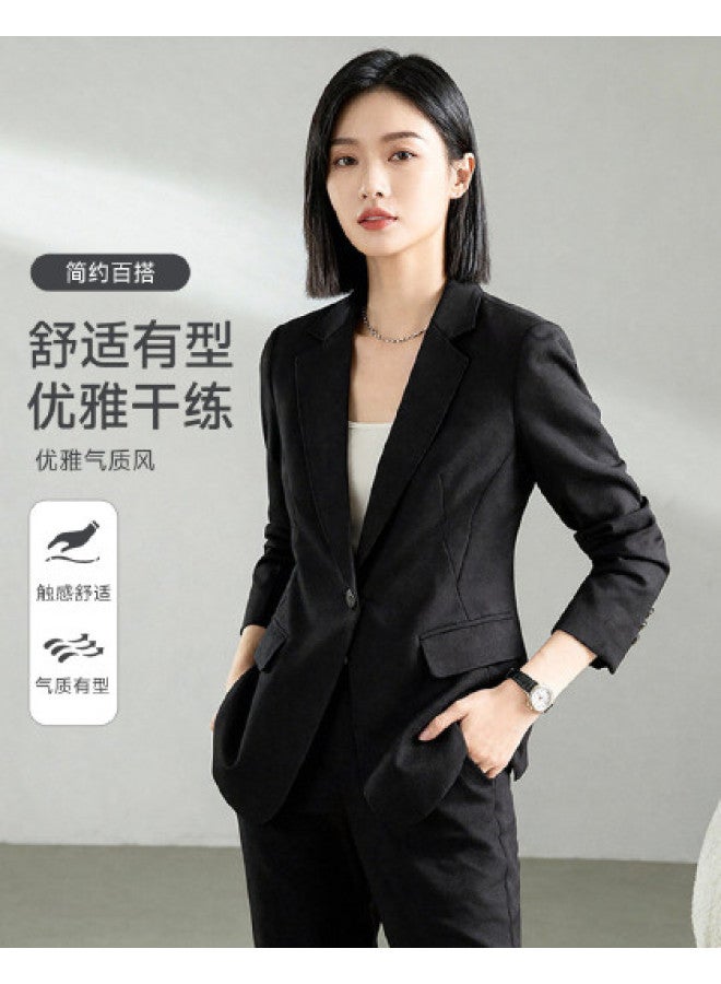 Fapai Women's Suit Spring And Autumn Jacket Simple And Versatile Commuter Blazer High-end Slimming Suit For Women - Image 1