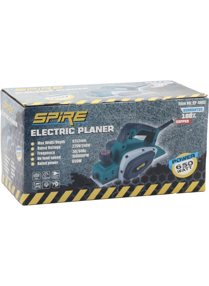 Spire Wood Planer Machine 650 Watts - Image 5