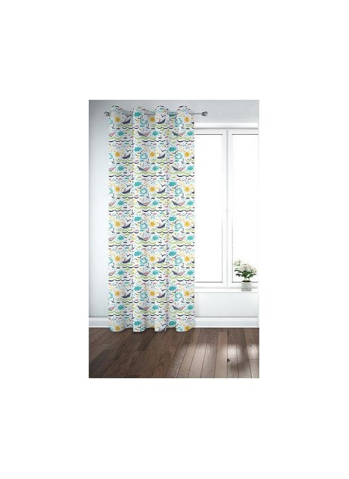 Cartela Curtains Cartela Print Curtain-Grommet - PR1334a (1 panel) 