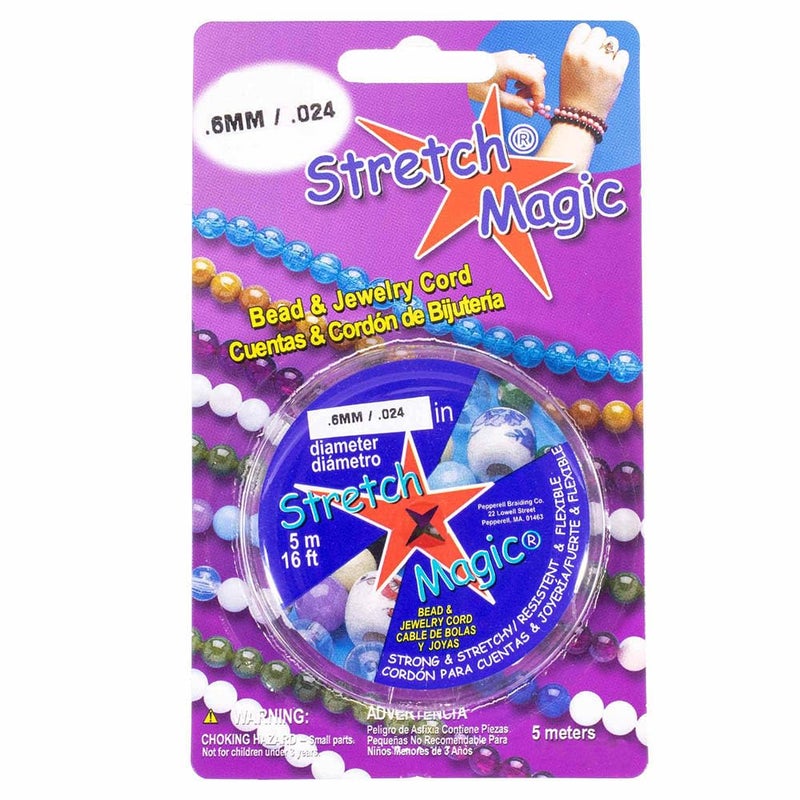 حبل سحري مرن بقطر 06 مم أبيض 5 أمتار