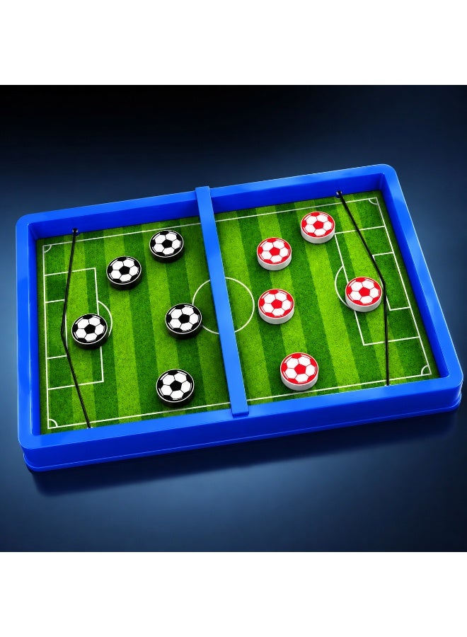 Football Board Game for Kids & Adults, Fast Sling Puck Soccer Game, Tabletop Football Game, Interactive Family Board Game, Educational Skill Building Toy, 2 Player Indoor Party Game, Birthday Gift for Boys & Girls