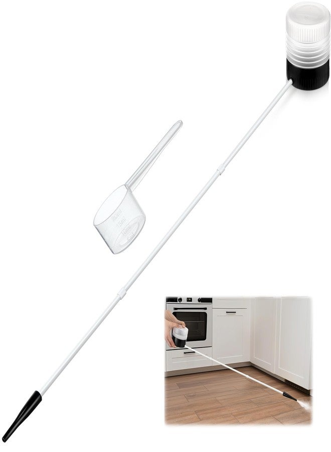 Mysora Diatomaceous Earth Powder Duster with 12" to 36" Extended Reach, Diatomaceous Earth Powder Applicator for Pest Control, Sprayer for Home, Lawn & Hard to Reach Areas (Black - Image 1