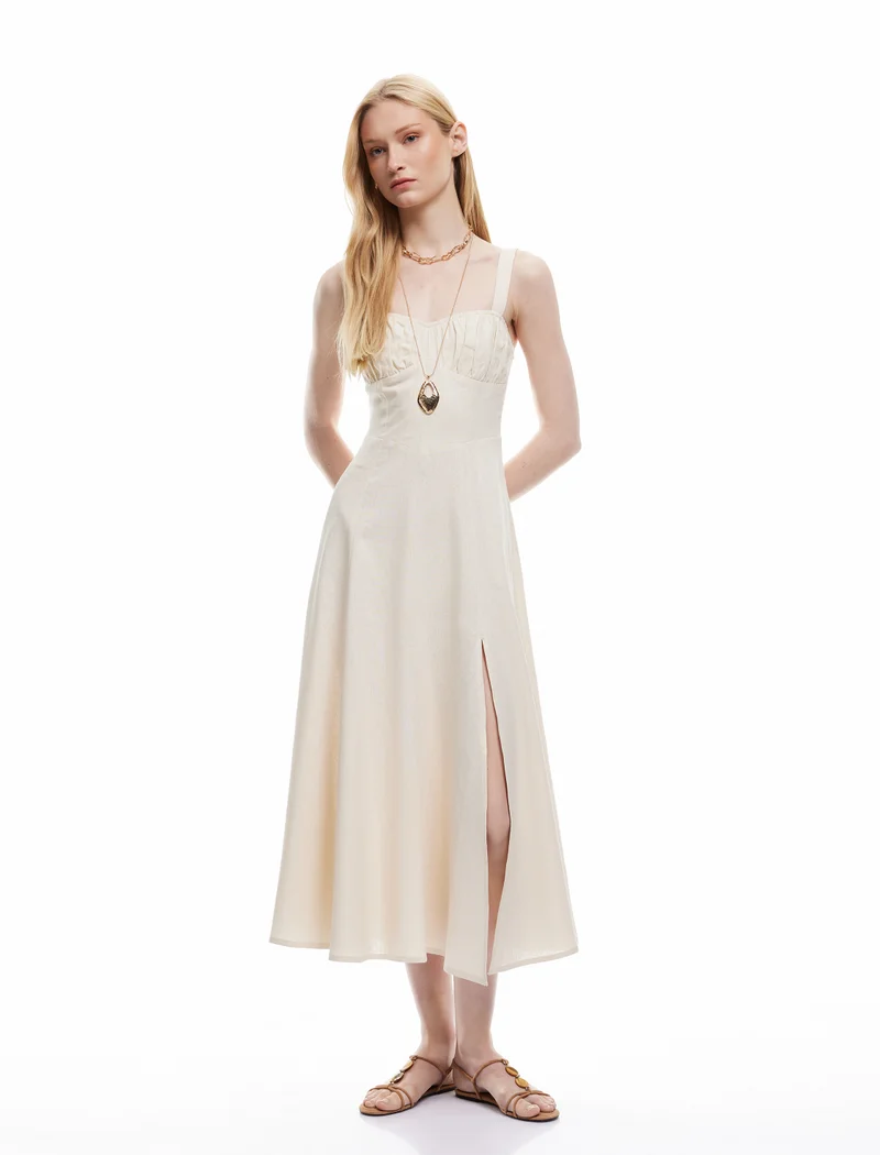 KOTON Strappy Linen Dress