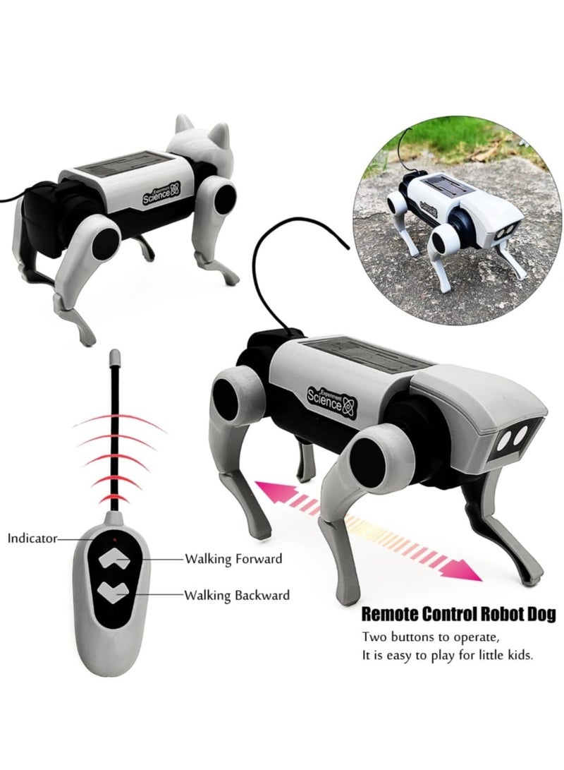 اي ديد روبوت كهربائي للتحكم عن بعد، كلب، مركبة ميكانيكية، حيوانات أليفة إلكترونية، تركيب ذاتي، كلب وقط برأسين، هدايا عيد ميلاد للأطفال, مثالي للتعليم - Image 4