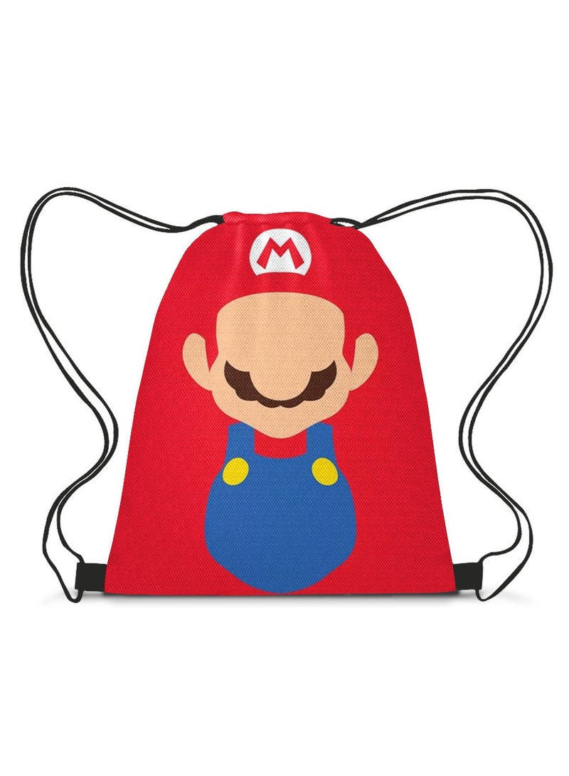 Mario Oxford Cloth Drawstring Bag 35*45cm