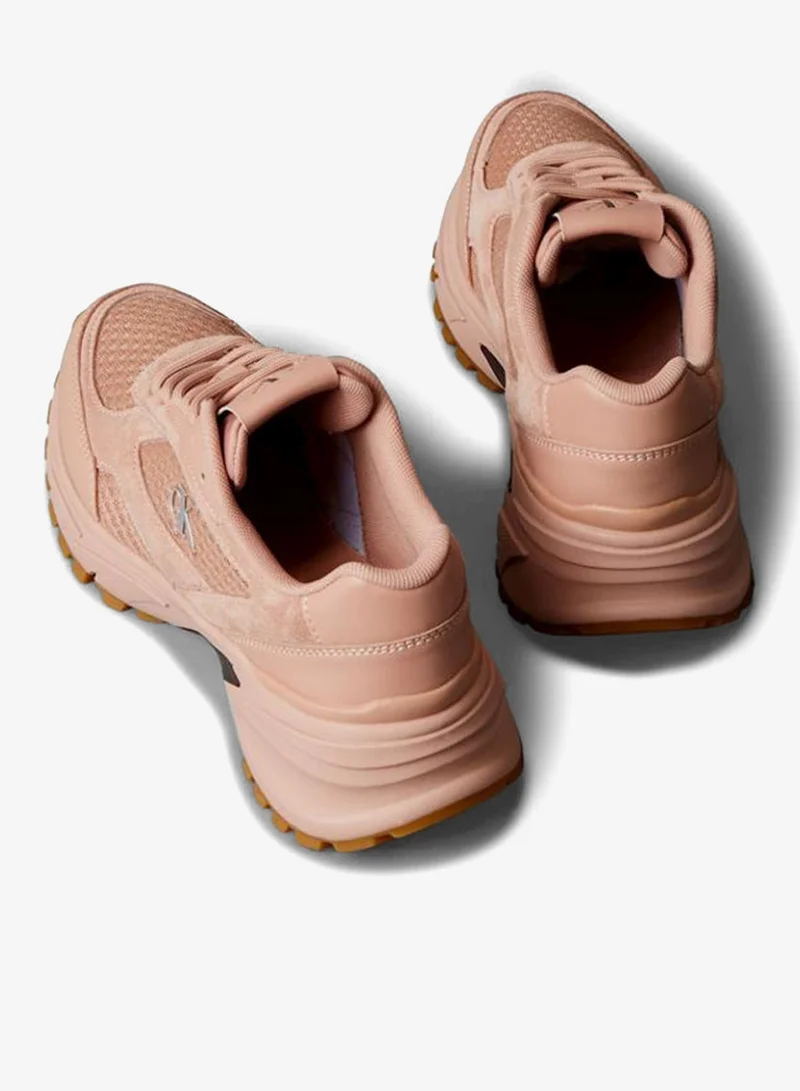CALVIN KLEIN  Leather and Breathable Mesh Trainers for Women | Best Price UAE