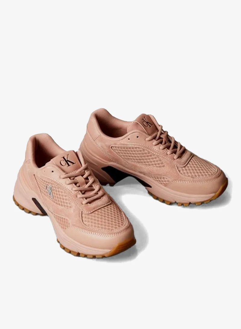 CALVIN KLEIN  Leather and Breathable Mesh Trainers for Women | Best Price UAE