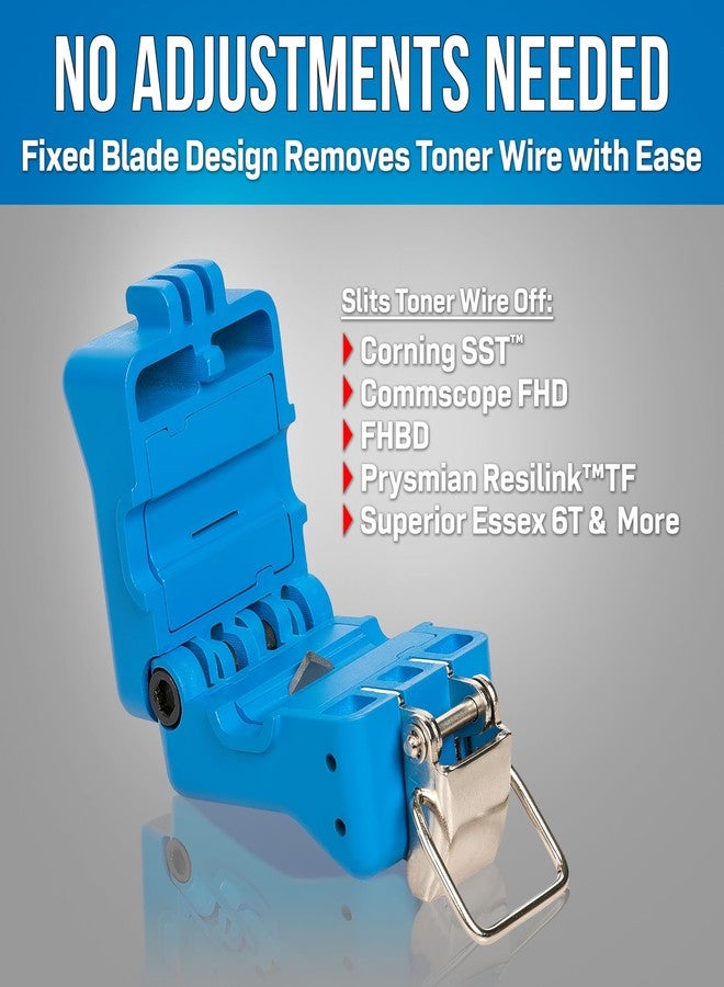 جونارد تولز أداة تقطيع أسلاك الحبر المسطحة WTS-1 من جونارد تولز - أداة تحضير كابلات FTTx، تشغيل شفرة الدفع والسحب، فصل أسلاك النحاس - Image 3