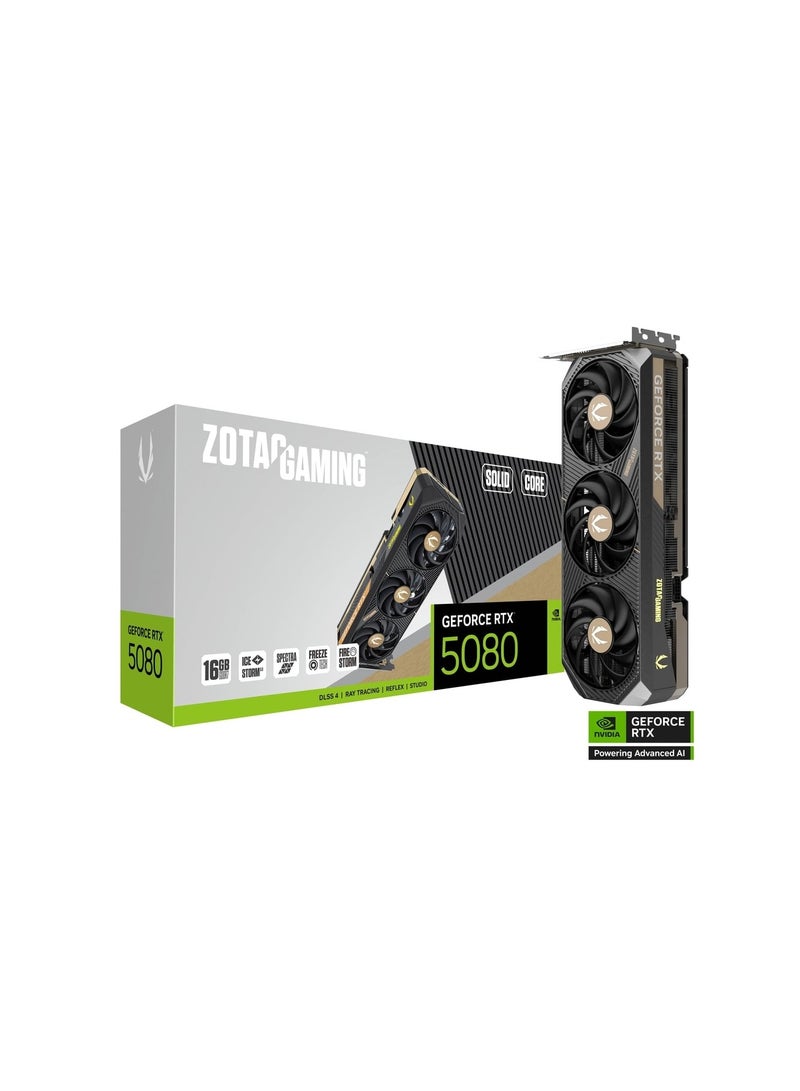 Gaming Geforce Rtx 5080 Solid Core Black