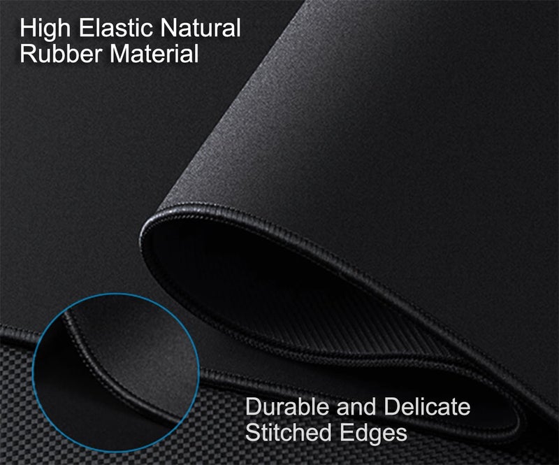 JOCYRN Large Gaming Mouse Pad, 31.5" x15.7" Large Extended Desk Mat with Superior Micro-Weave Cloth, Water Resist Keyboard Mousepad with Non-Slip Base, Laptop Desk Pad for Office Home Gaming, Black - Image 4