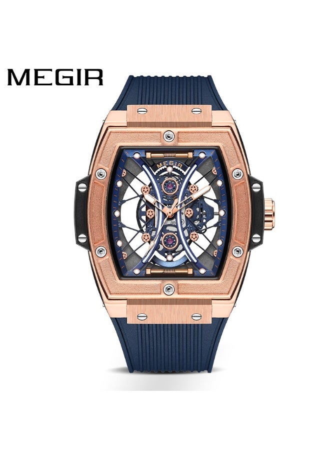 New product Megir men's watch - best-selling fashionable square luminous sports watch for men 8109