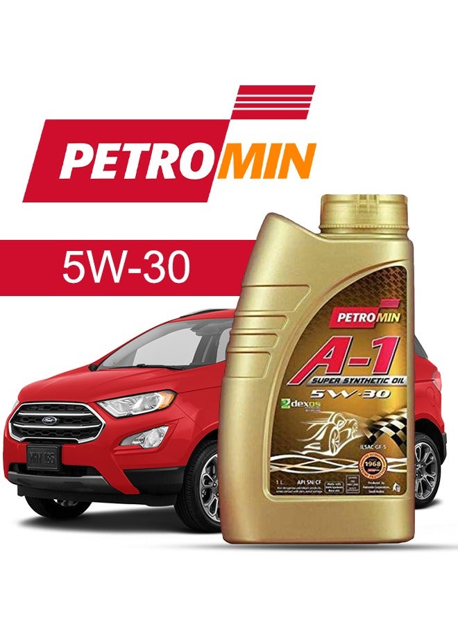 Petromin Engine Oil – For FORD Eco  2022 - 2007, 5 Liter,  5w30 Petromin - With Engine Oil Filter - 2007 2008 2009 2010 2011 2012 2013 2014 2015 2016 2017 2018 2019 2020 2021 2022