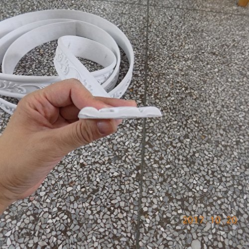 Zhangbl Flexible Moulding Trim for Background Wall or Wall Waist 1.8 inch (4.5cm) Width x 0.31" Thickness (1.8" x 115") - Image 3