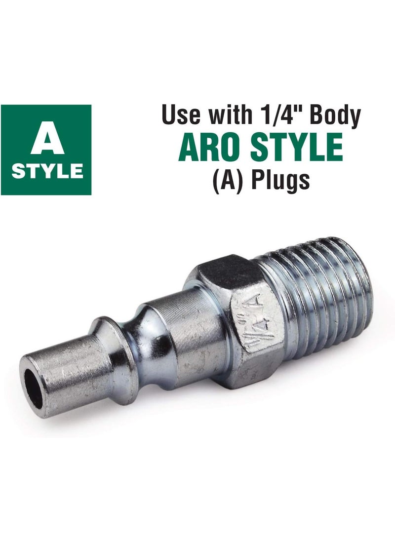 Primefit Primefit AK10012 14Inch ARO Steel Coupler Set with Male Plug 2Piece  - Image 2