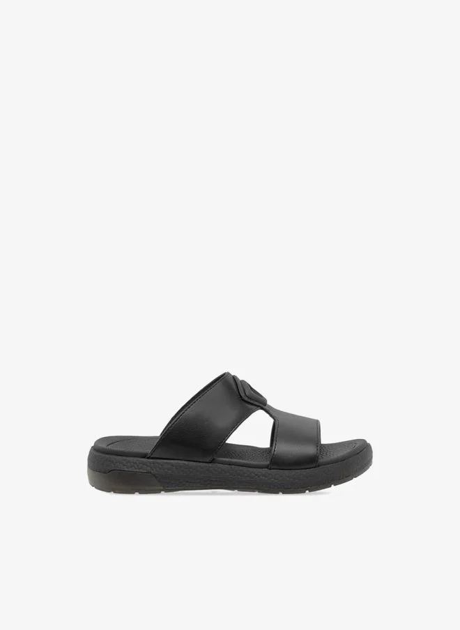 Le Confort Boys Solid Arabic Sandals with Accent Detail Ramadan Collection