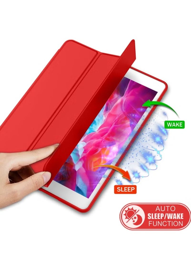 UMIXPRO iPad 9.7 Case 2018 2017 Model 6th 5th Generation Smart Cover with Pencil Holder and Soft Baby Skin Silicone Back and Full Body Protection Auto Wake Sleep Cover - Image 3