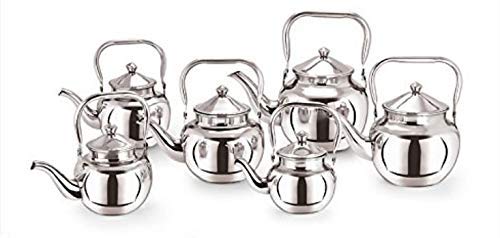 Va Sun Stainless Steel Tea Pot/Tea Kettle by S K Metal (12 Cups) - 1150 ML - Image 4