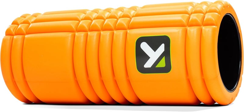 Trigger Point Performance Therapy Grid Foam Roller with Free Online Instructional Videos, Original (13-inch), Orange - Image 1