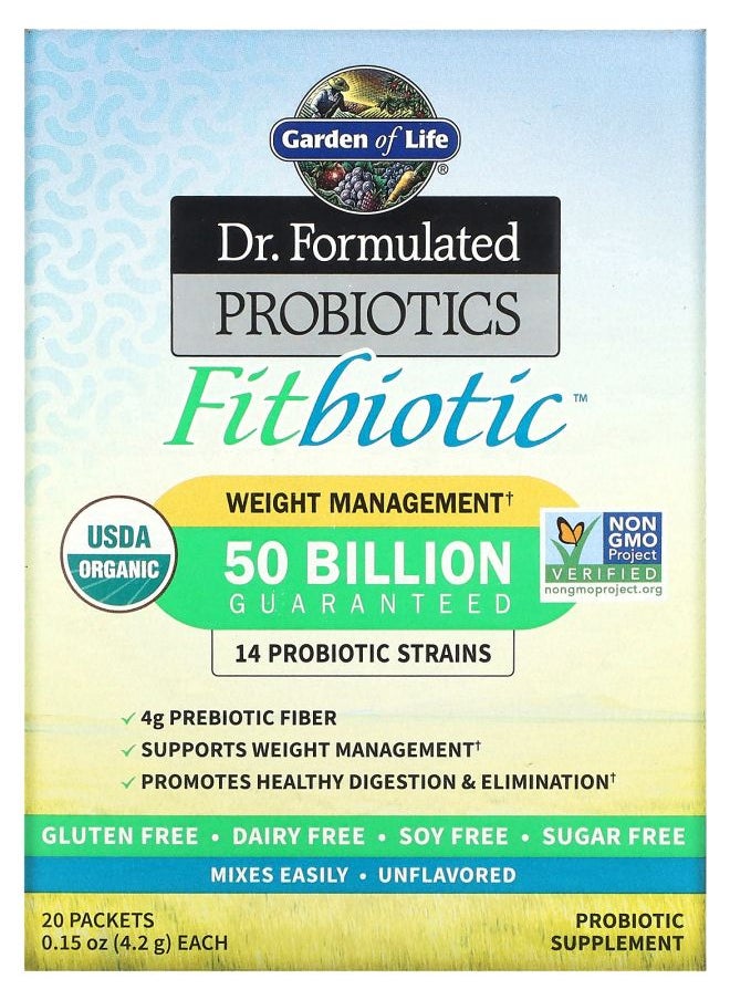 Dr. Formulated Probiotics Fitbiotic Unflavored 20 Packets 0.15 oz (4.2 g) Each - pzsku/Z8B3D67CA83E5B853529DZ/45/_/1728489431/592e783d-4909-4b48-8aab-99df571d3afb