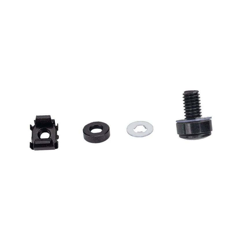 Square Hole Cage Nuts and Rack Mount Screws Kit for Server Rack Cabinet Hardware Easy Installation - Image 5