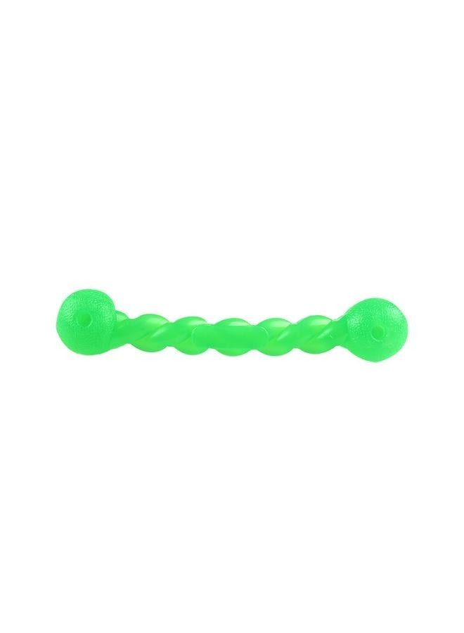 Pet Chew Toy Green 18.5x3.5cm-Chewers, Rubber Dog Rope Toys Knot Teething Toys Almost Indestructible - Image 1