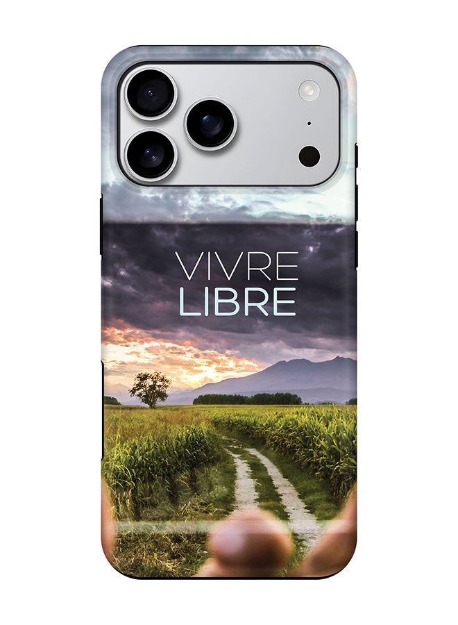 Stylizedd Tough Pro Magnetic Case for iPhone 17 Pro Max, Dual Layer hybrid PC + TPU Mobile Cover Matte - Vivre Libre