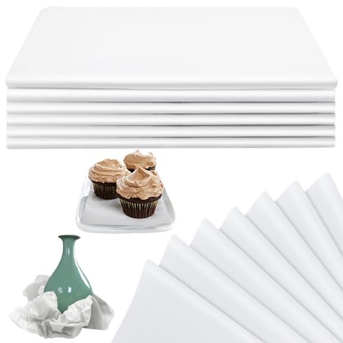 RYKOMO 100 Sheets 15 x 20 Inch Acid Free Tissue Paper for Storage, Unbuffered No Acid Papers White Tissue Paper Large Wrapping Papers Bulk for Preserving Clothing Festival Mother's Day Gift Wrap - Image 1