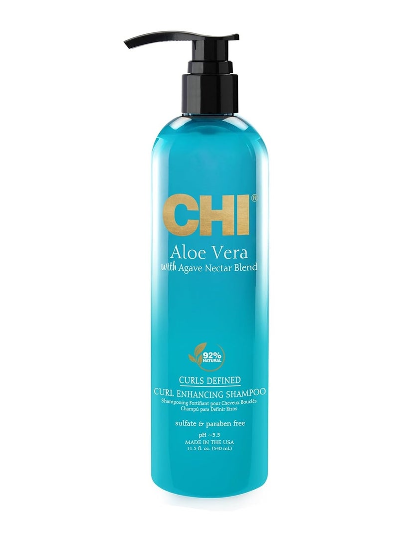CHI ALOE VERA CURL ENHANCING SHAMPOO 340ml - Image 1