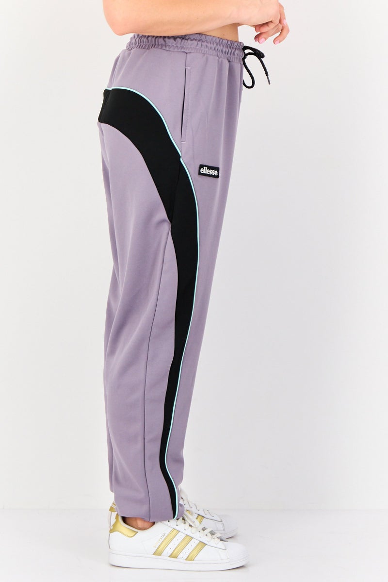 Ellesse Women Sportswear Fit Drawstring Outdoor Track Pants, Lilac - Image 3