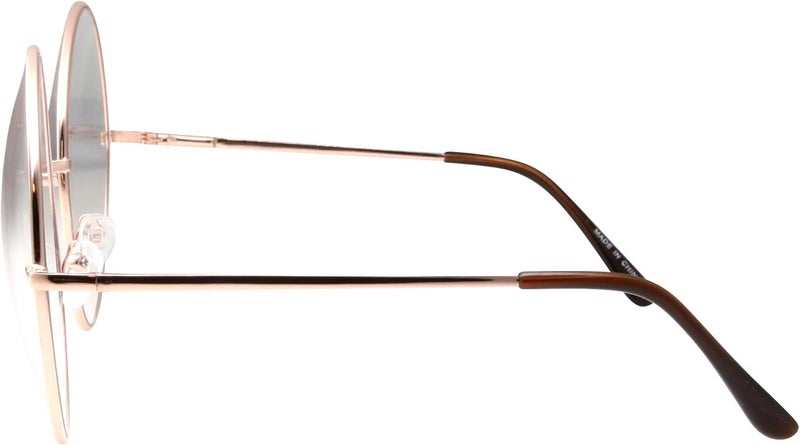 grinderPUNCH XXL Super Oversized Fashion Glasses Round Circle Frame Clear Lens - Image 4