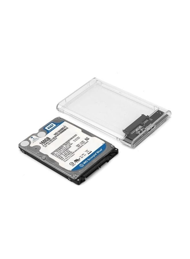 XLT Transparent Hard Drive Enclosure USB 3.0, Support UASP - 2.5 Inch - Image 2