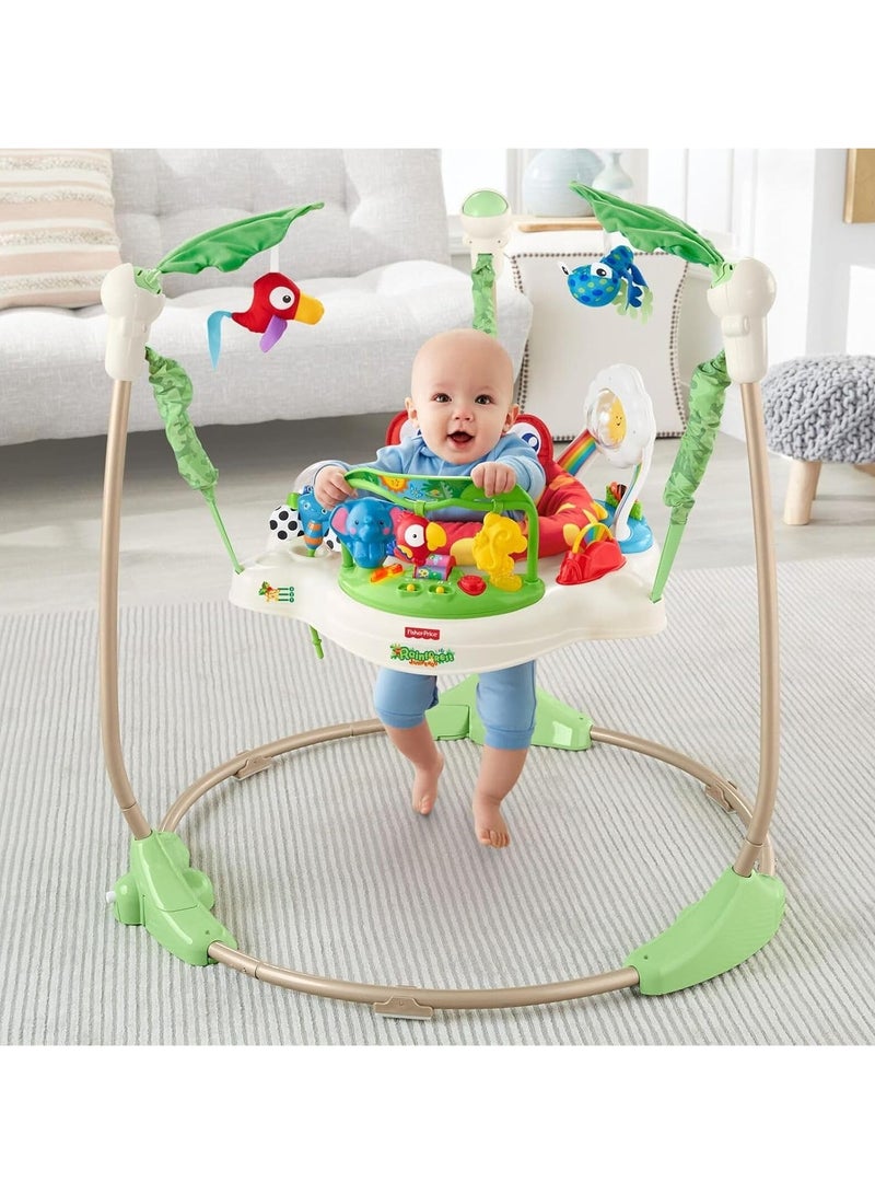Tropical Jungle Baby Bouncer with Music and Light - Image 5