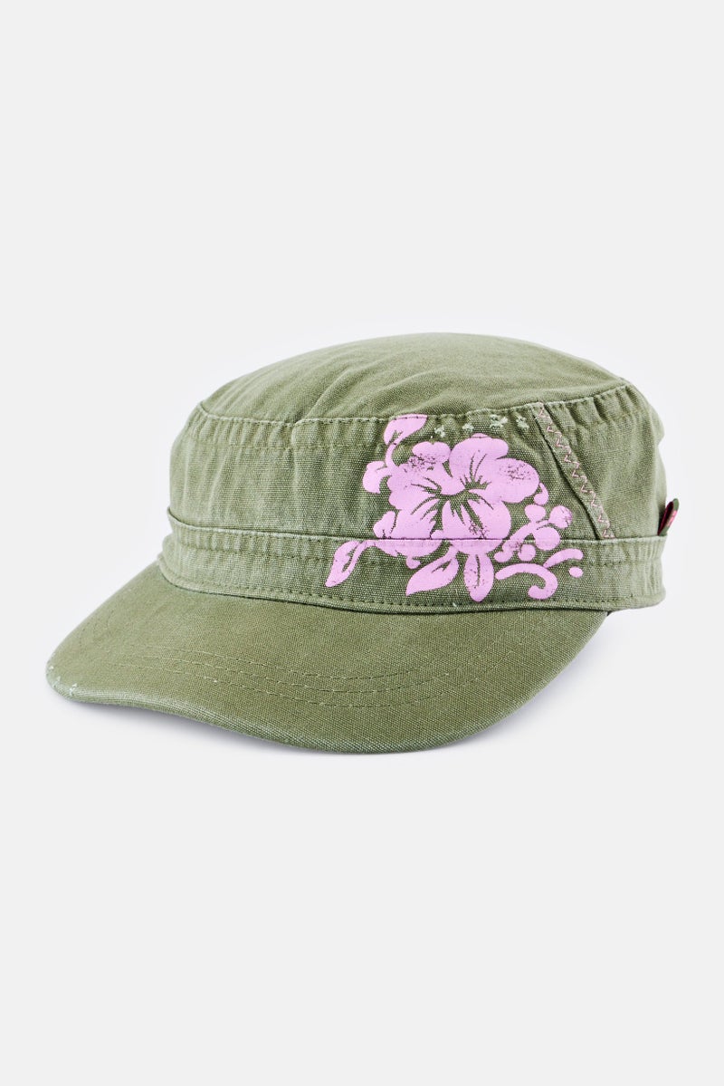 FILA Women Brand Logo Baseball Cap, Olive - Image 1