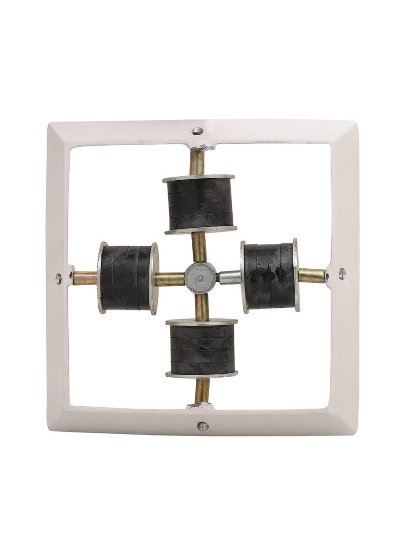 kms LOVELY KMS 9x9 Inch Square Shape 4 Pcs Hopper Magnet Available in Multicolor Pack of 1  - Image 1